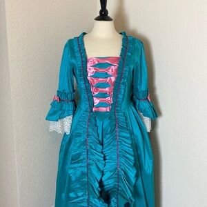 Cosplay Halloween Marie Antoinette rococo gown costume